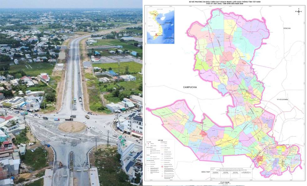 Banner minh họa đầu tư hạ tầng tại Tây Ninh